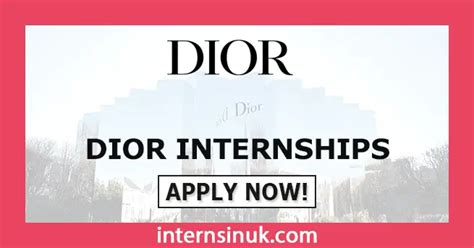 dior summer internship 2020|Dior careers.